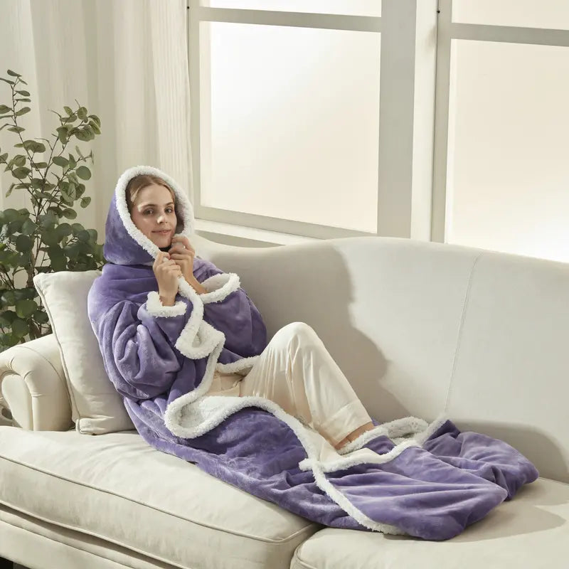 Heated Hooded Blanket