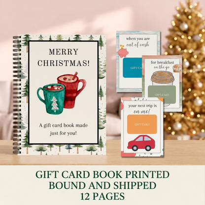 DIY Christmas Gift Card Book