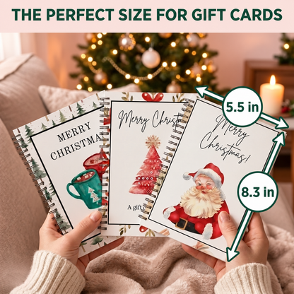 DIY Christmas Gift Card Book