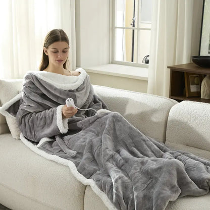 Heated Hooded Blanket