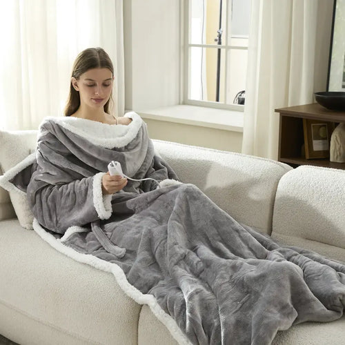 Heated Hooded Blanket
