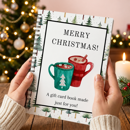 DIY Christmas Gift Card Book