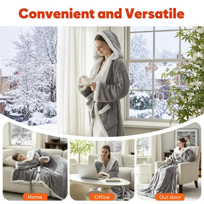 Heated Hooded Blanket